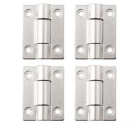 Set di 4 cerniere di smorzamento coppia regolabili per mobili mobili e uso industriale con posizione di arresto e rotazione a 360 gradi (argento)