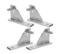 Set di 4 cerniere for porte for congelatori da cucina commerciale, cerniere for carichi pesanti in lega di zinco for hardware di sostituzione dell'armadietto del frigorifero