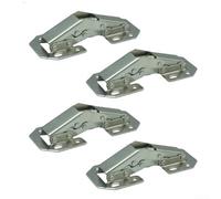 Set di 4 cerniere nascoste a 90 gradi per anta dell'armadio senza cuciture, aspetto frontale e stabilità