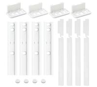 Set di 4 cerniere per montaggio porta frigorifero e congelatore con codice originale C00312150 per Indesit per Ariston 481231019131 484000000857 per Whirlpool | 3 anni di garanzia