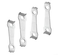 Set di 4 chiavi per corona per bici da strada, chiave a doppia estremità da 9 mm e 10 mm, per viti a piastra per ruota dentata, in acciaio al cromo vanadio, strumento di riparazione per ciclismo