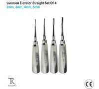 Set di 4 - Chirurgiche Strumenti Teeth Estrazione LUXATION Root Elevators dritta