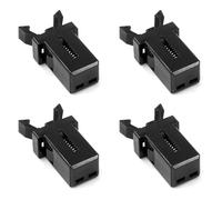 Set di 4 chiusure per coperchio della pattumiera, ricambio durevole compatibile con bidoni dei rifiuti Brabantia, chiusura flessibile per cucina, Curver, scatola portaoggetti, custodie per occhiali