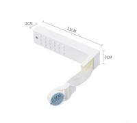 Set di 4 chiusure per lenzuola con artigli in ABS e tensione a molla per evitare lo spostamento e lo strappo del lenzuolo, altezza regolabile per materassi di varie dimensioni (blu)