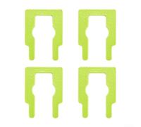 Set di 4 clip compatte per cestello lavastoviglie da 1,3 cm, colore verde | Design multicolore luminoso, facile visibilità, punto rapido durante la pulizia, adatto per scaffali per miele