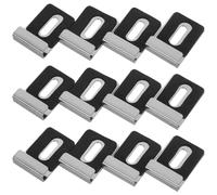 Set di 4 clip di montaggio per specchio da bagno, ganci per specchio in acciaio