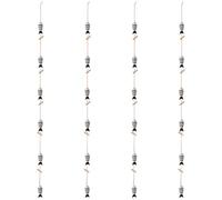 Set di 4 clip per appendere quadri, design moderno a righe bicolore, ideale per foto, appunti, decorazione per casa e ufficio
