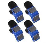 Set di 4 clip porta pennelli con apriscatole, strumento in plastica per uso domestico e officina, per gestire pennelli e aprire contenitori di vernice
