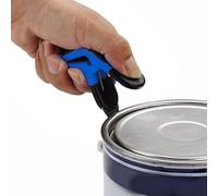 Set di 4 clip porta pennelli in plastica fai da te per pittori e miglioramento della casa, fissa i pennelli sopra le lattine e si apre per coperchi di latta, 3,2 cm di larghezza, compatto