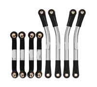 Set di 4 collegamenti per l'aggiornamento del telaio cingolato RC in 1/24 compatibile con i modelli AX24 XC 1 Collegamenti di sospensione in acciaio inossidabile