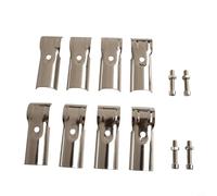Set di 4 connettori a T in acciaio inossidabile, adatti per tubi rotondi con diametro esterno da 25 mm, giunto antiruggine per corrimano, recinzioni, grucce, supporto per barre