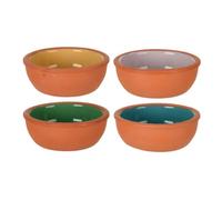 Set di 4 contenitori per alimenti colorati assortiti. 150 ml Ø10,4 x 4,2 cm