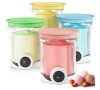 Set di 4 contenitori per Ninja Swirl by CREAMi NC700 Series pentole compatibili con Ninja Swirl per Ninja NC701EU accessorio senza BPA e lavastoviglie (4)
