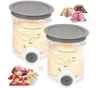 Set di 4 contenitori per Ninja Swirl by Creami NC700 Series per macchine per il ghiaccio compatibili con Ninja Swirl, per Ninja NC701EU accessorio senza BPA e lavastoviglie (2 pezzi)