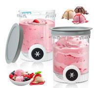 Set di 4 contenitori per Ninja Swirl by Creami NC700 Series per macchine per il ghiaccio compatibili con Ninja Swirl, per Ninja NC701EU accessorio senza BPA e lavastoviglie (2 pezzi)