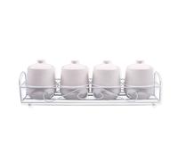 Set di 4 contenitori per spezie MAESTRO WHITE MR-20002-04CS