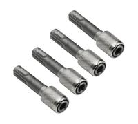 Set di 4 convertitori per trapano da 1/4", adatti per martello, facili da cambiare nelle attività di riparazione degli edifici, supporto per punte con gambo esagonale