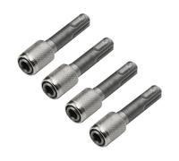 Set di 4 convertitori per trapano da 1/4", adatti per trapano a percussione, facili da cambiare nelle attività di riparazione degli edifici
