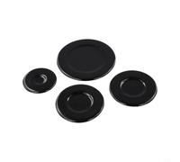 Set di 4 coperchi per bruciatori a gas SABAF, dimensioni 55 mm, 75 mm, 100 mm, ferro alluminio progettato per ottimizzare le prestazioni di cottura (concavo)