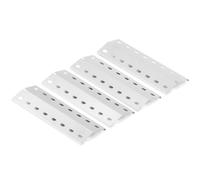 Set di 4 coperture per bruciatori in acciaio inox per Enders Chicago 3, Enders Boston Pro 3K, 36,5 x 12 cm, universali per Enders Boston 6 Kr Turbo, Tepro 3561, Barbecook Brahma 4.0