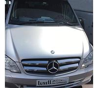 Set di 4 coperture per griglia anteriore in acciaio inox cromato per Vito