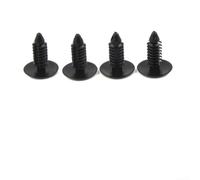 Set di 4 coperture per paraurti in plastica nera, 6 mm 7 mm, foro anteriore per targa auto, riparazione di fori per targa esterna, copertura per vite paraurti