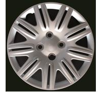 SET DI 4 COPRICERCHI 14" LOGO BLU X FIAT DOBLO' - COPPE BORCHIE SENZA LOGO 10/5.