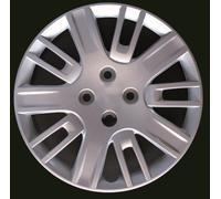 SET DI 4 COPRICERCHI 15" LOGO BLU X FIAT DOBLO' - COPPE BORCHIE COPRI RUOTA 1008