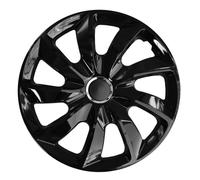 Copricerchi Universali Stig Nero 16", Set 4 Pezzi