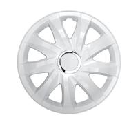 NRM Copricerchi Drift Bianco, Set da 4 Pezzi