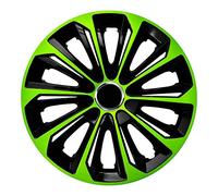 Set di 4 copricerchi extra resistenti verde/nero da 35,6 cm