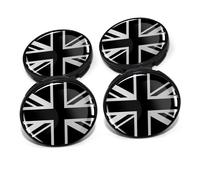 Set Di 4 Coprimozzi 60Mm Universali Coprimozzi Per Auto DM006 UK Argento