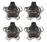 Set Di 4 Coprimozzi In Lega Per Fiat 500X Coprimozzi Cromati 16 Pollici 15-22