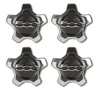 Set Di 4 Coprimozzi In Lega Per Fiat 500X Coprimozzi Cromati 16 Pollici 15-22