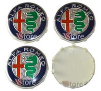 Set di 4 Coprimozzo in per ALFA Romeo Giulietta Giulia Brera Stemma Fregi Green My 2016 60MM, Resistente All'usura e Durevole per Cerchi Centro Hub Coperture Accessori Ruggine Accessorio Decorativo