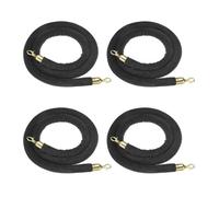 Set di 4 corde dorate in velluto da 0,9 m, con clip dorate, perfette per matrimoni, eventi, ristoranti e hotel, soluzione per il controllo della folla