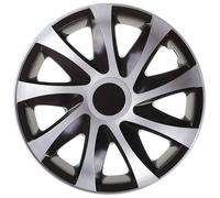 NRM DRACO CS 14 Copricerchi Universali, 14", Bicolore Nero / Silver