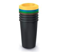 Set di 4 cubi di riciclaggio di 45L ciascuno Keden.