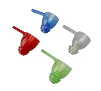 Set di 4 Cucchiai Dosatori Che Perdono, a Prova di Fuoriuscite e Cucchiaio Singolo Portatile con Design a Imbuto per Cottura Al Forno, Cucina e Uso Domestico, Cucchiaio Dosatore