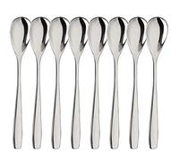 Set di 4 cucchiaini per uova sode per caffè, tè, dessert, (4 cucchiai in acciaio inox)