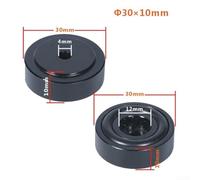 Set di 4 cuscinetti ammortizzanti per isolamento acustico, essenziali per migliorare le prestazioni delle apparecchiature audio (30 x 10 mm)