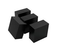 Set di 4 cuscinetti antivibrazioni in, antiurto, 20 x 2 x 5 cm, stabilizzatori per attrezzature antiscivolo, stile moderno, strumento di riduzione del rumore per compressori d'aria e