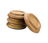 Set di 4 Cuscinetti in Legno per Le Ruote di Pianoforte