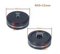 Set di 4 cuscinetti per isolamento acustico, per dispositivi audio, minimizzano la risonanza con elevata capacità di smorzamento (50 x 15 mm)