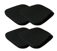 Set di 4 cuscini antiscivolo per sedie da pranzo con legacci, cuscini in schiuma, per cucina e giardino, morbidi e confortevoli, cuscini rimovibili (43 x 42 cm)