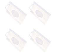 Set di 4 custodie per salviette umidificate per bambini, da viaggio, per mantenere le salviette umide, portatili, da viaggio, ricaricabili, dispenser per pannolini, salviettine