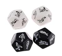 Set di 4 dadi fosforescenti per giochi di preliminari