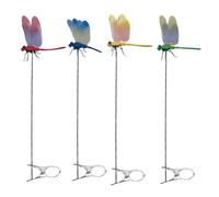 Set di 4 decorativi da giardino 3D, decorazione esterna per cortile, ingresso e interni