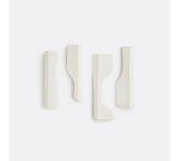 Set di 4 decorazioni da parete, 3D, Synka Beige TU