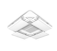 Set di 4 deflettori aria condizionata centralizzata, parabrezza, deflettore di uscita aria condizionata per macchina da soffitto, macchina da soffitto anti-soffio diretto universale